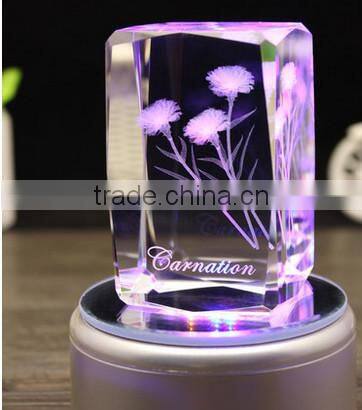 3D crystal light cube