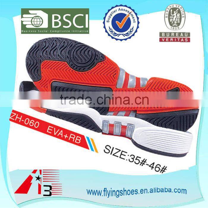 high quality basketball shoes molded EVA sole of shoes