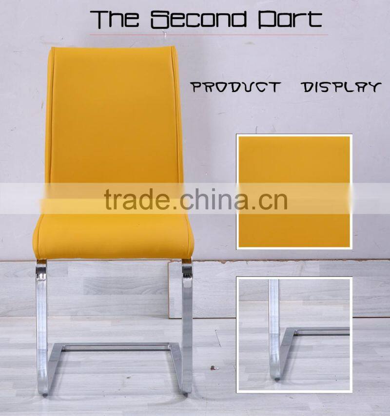 Modern Design Dining Room Furniture Metal Chair PU chair