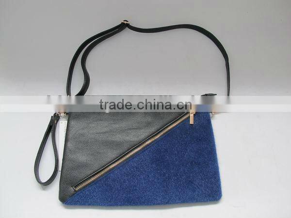 Fake fur bag fur clutch bag