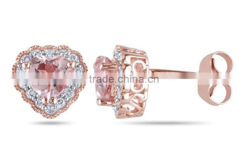 Floating charm 925 silver champagne stone pendant