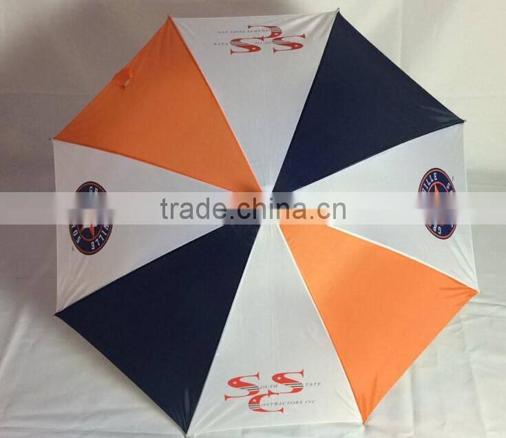 2016 year hot sale straight umbrella with wooden handle