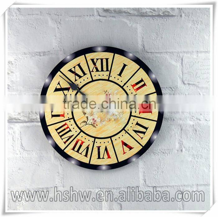 decorative MDF clock frame for sublimation