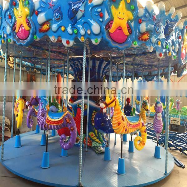 Amusement park the ocean carousel house playground equipment