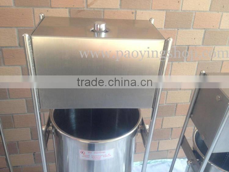 3L Commercial Stainless Steel Manual Hand Crank Sausage Stuffer and Churros Machine