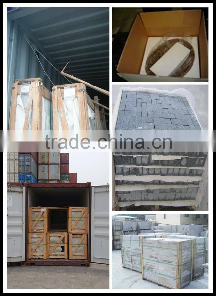 G684 chinese black granite stone vanity top