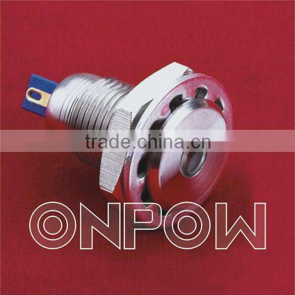 ONPOW 24 Volt led signal lamp (GQ12F-D)(Dia. 12mm)(CE, CCC,PSE,ROHS,REECH)