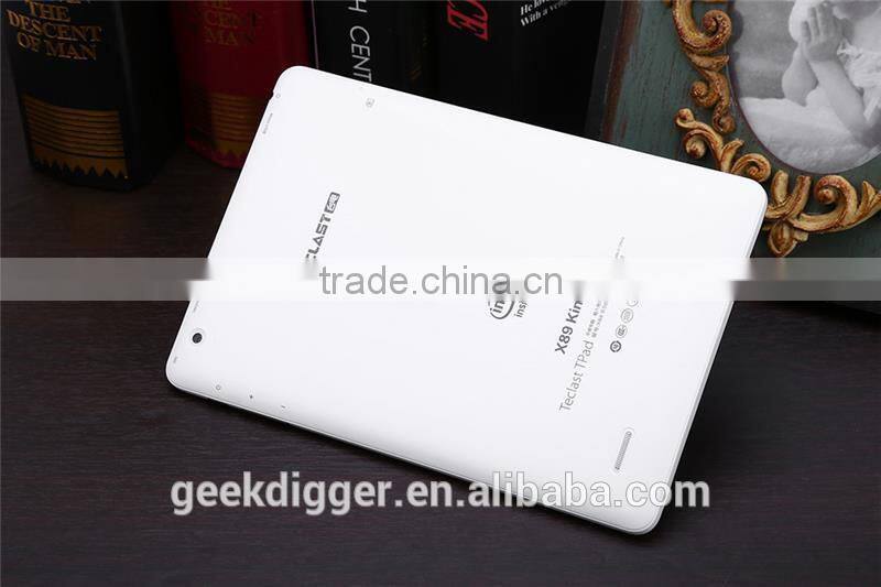 Teclast X89 Kindow Reader Tablet PC-BLACK/ Win 10 + Android 4.4 Intel Baytrail Z3735F Quad Core 1.33GHz 7.5 inch