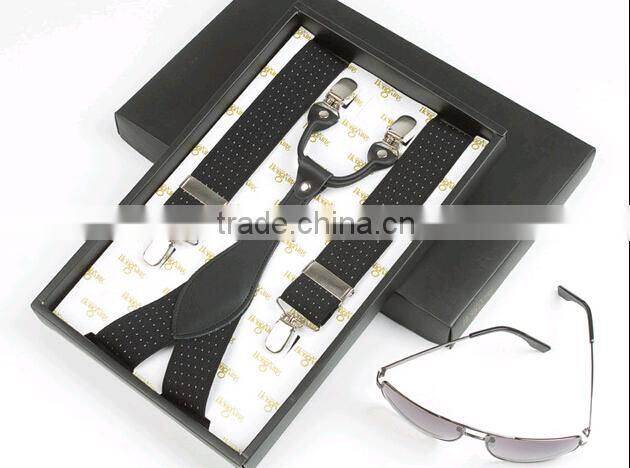 2014 Y-Back 1 Inch Wide Striped Business Mens Suspenders Wholesale