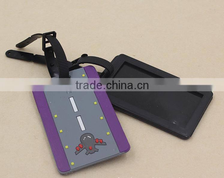 Nice PVC luggage tag wholesale/ hot sell fashion baggage tag,PVC luggage tag baggage tag, fancy soft pvc luggage tags