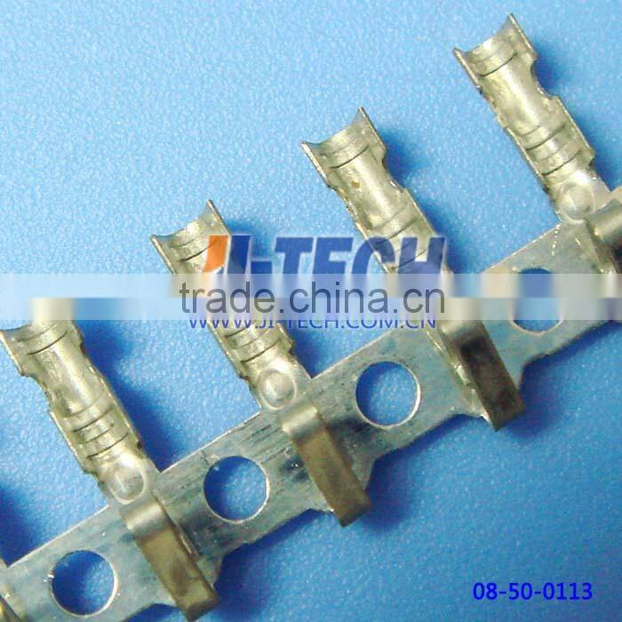 electronic componet Crimp Terminal 2759 series molex female connector 08-50-0113 crimp terminal 22-30 AWG Hot Tin Dip Plating