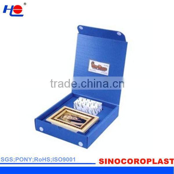 waterproof and aging resistence plastic pp blue crate