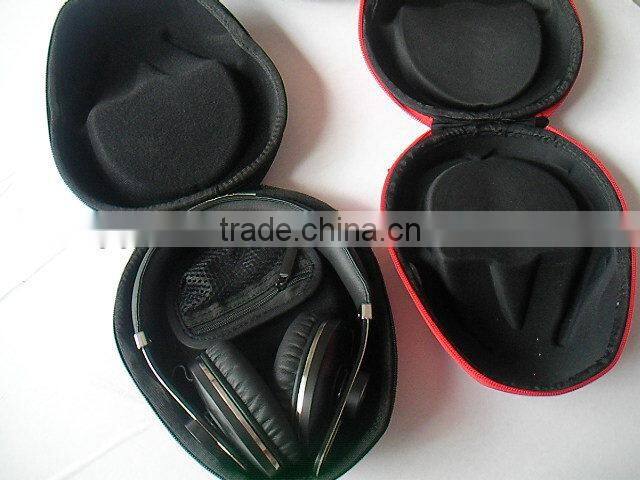 PU leather customized EVA headphone bag bag and customized eva headphone bag case