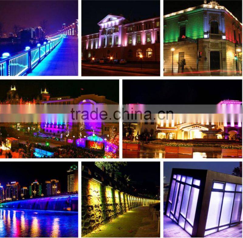 Outdoor ip65 Aluminium housing rgb high power 15W led wall washer light