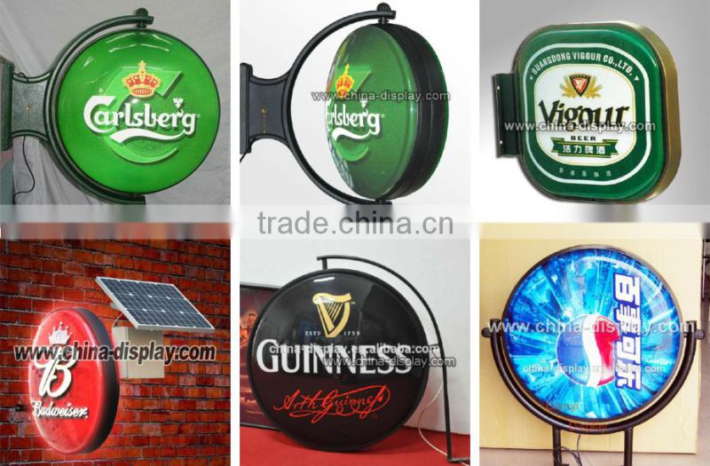 2017 Hot selling outdoor solar LED lighted sign boxes for wholesale
