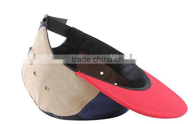 Muti-colour blank snap back hats 5 panel flat brim nylon 5 panel flat hat