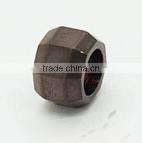 Silver and deep red shiny polish shiny jewelry beads ZH0005