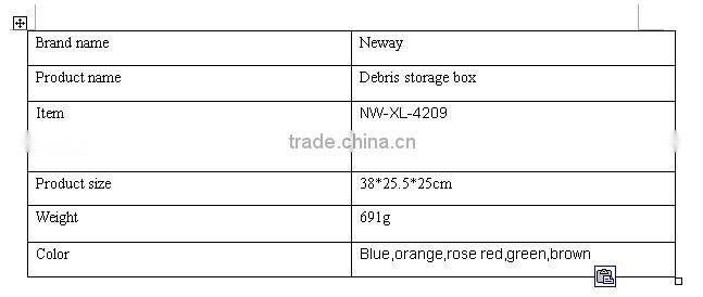 debris storage box