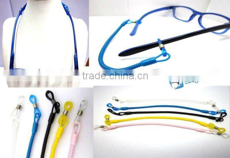 Plastic spring sunglasses cords with high quality