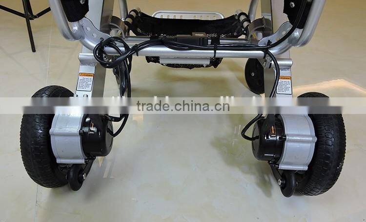 Rehabilitation Therapy Supplies Lift TEW007B Aluminum Portable Foldable Light Electric Wheelchair