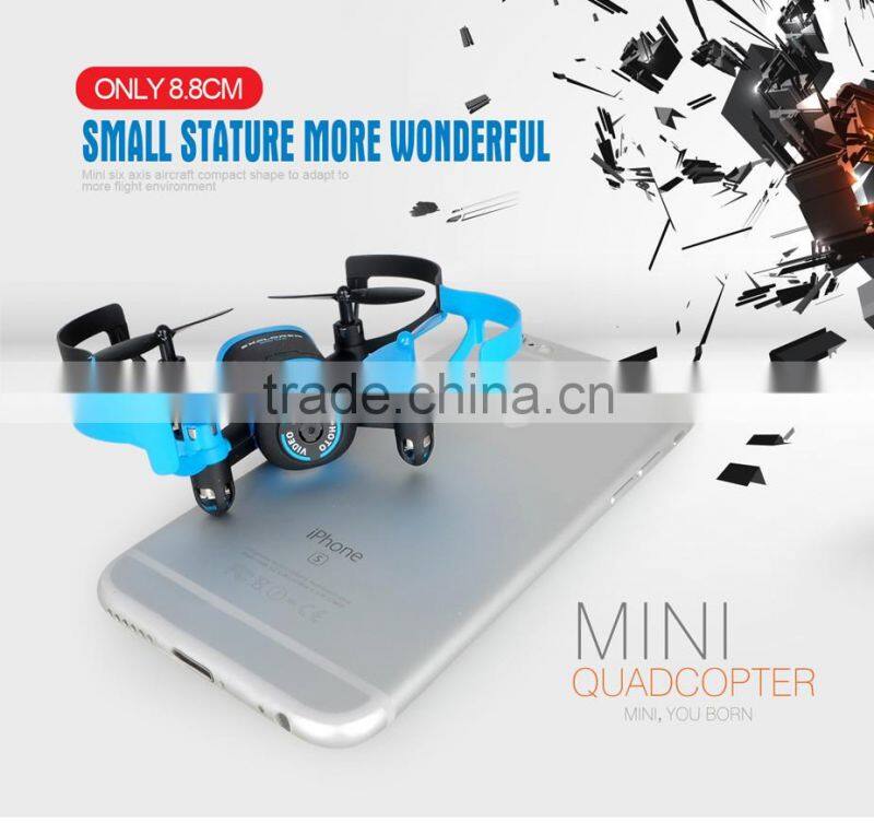 JXD 512V Small Flying Saucer UFO 2.4G Mini Quadcopter with 0.3MP Camera Headless Mode RC Drone