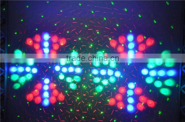 150mW Multi Effects Twinkling Laser Light+LED 8W