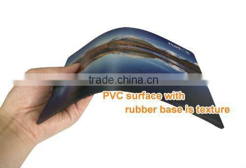 High Quality Natural Rubber Bottom Colored Surface The Mouse Pad For Low Price