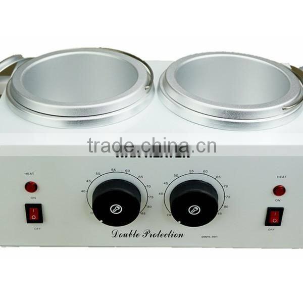 Hottest professional Spa Salon Wax Warmer & Double Pot Wax Heater for Hair Removal&waxing machine