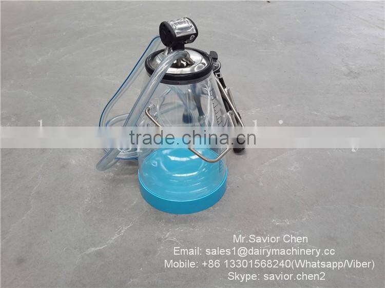 Display Scale 25L Milking Container With Milking Cluster