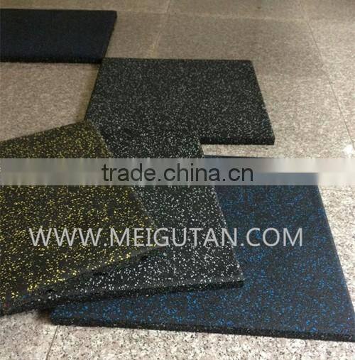 gym rubber tile for interlocking