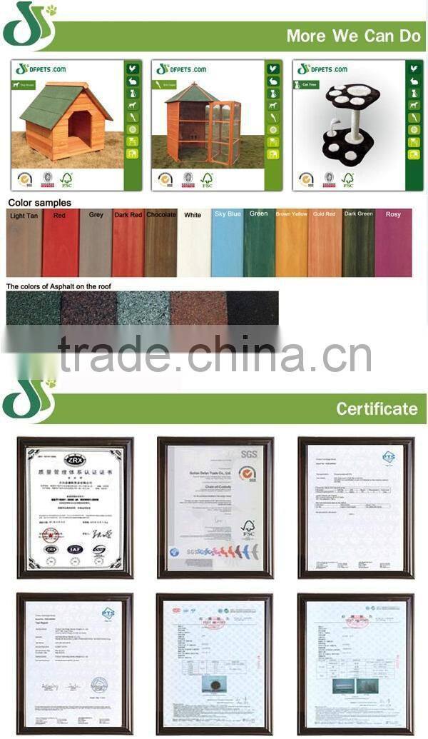 DFPETS DFR037GW Waterproof Single Layer Wooden Rabbit Hutches