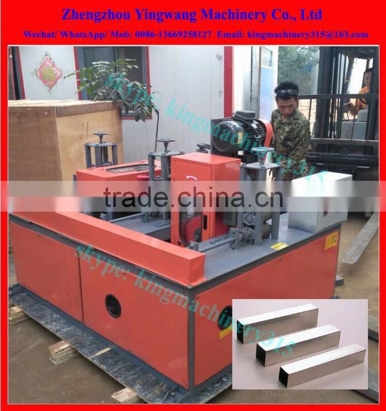 Automatic polishing machine for stainless steel square tube pipe