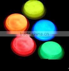 Round glow badge,glow in dark badges