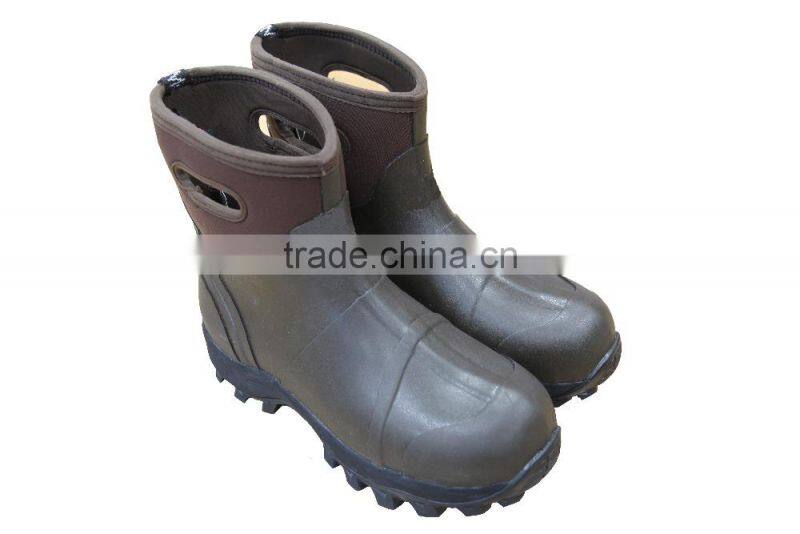 Mens Neoprene Waterproof Farming Winter Rain Boots