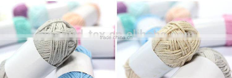 Popular 100% dyed Mercerized cotton yarn