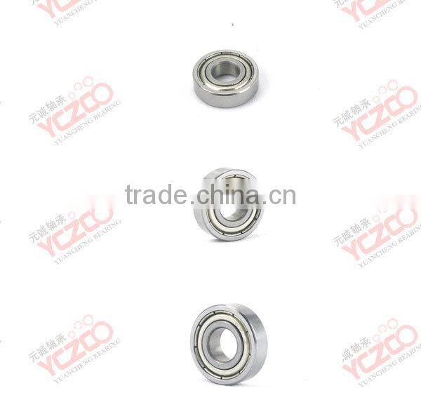 7*17*5 mm stainless steel 697 miniature deep groove ball bearing from Foshan