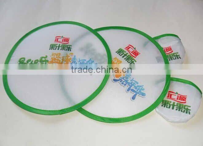 Advertising Nylon Cloth Foldable Frisbee Fan