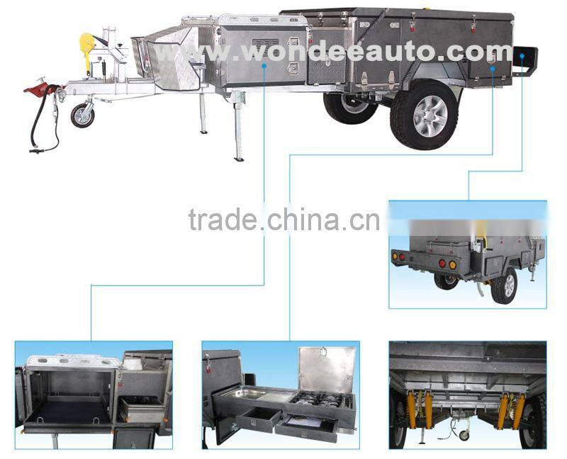 Ligh Duty Aluminum Forward Fold Camper Trailer