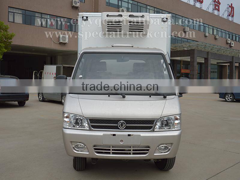 Dongfeng gasoline small refrigerated truck