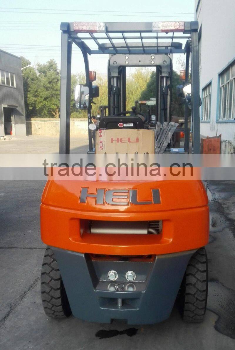 Top1 Forklift Brand HELI CPCD35 3.5ton 4 wheel counterbalance diesel forklift truck