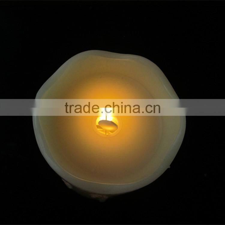 flameless led candles dripping dancing flame flickering flameless real wax candles with timer