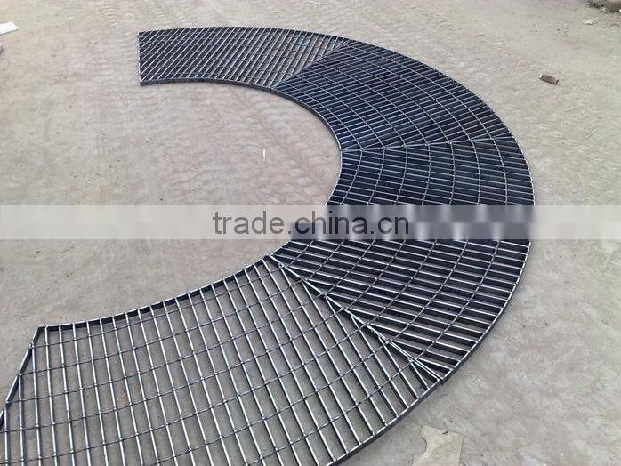 Welded steel bar grating(use for stair treads, platform)