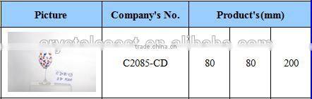 Wholesale high quality Handmade Spanish Long Stem Unique Bohemia Crystal Wine Glass