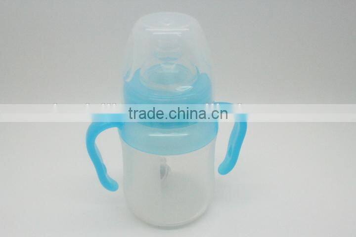 HOT SELLING SAFETY silicone baby feeding bottle