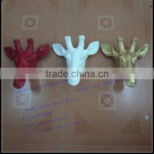 2017 new custom gold resin zebra