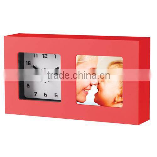 Hot bedroom clock,table clock with photoframe