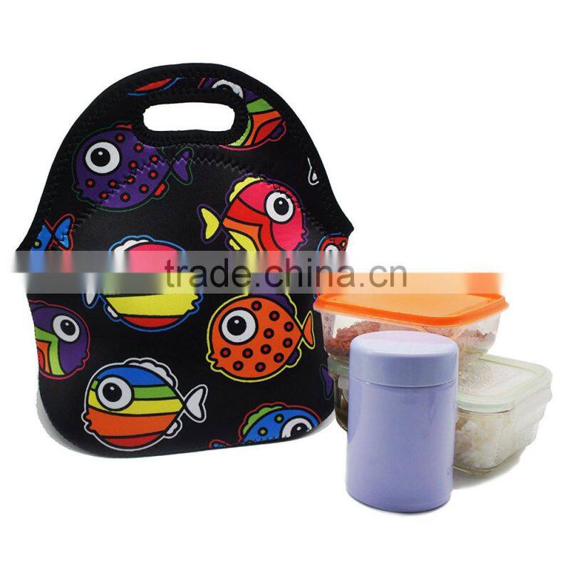 pet shape fitness lunch cooler bags with neoprene for kids