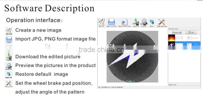 2016 New Arrival Programmable Car Wheels Colorful LED Light Good Present Car Gadgets Christmas Gifts Wholesale Price