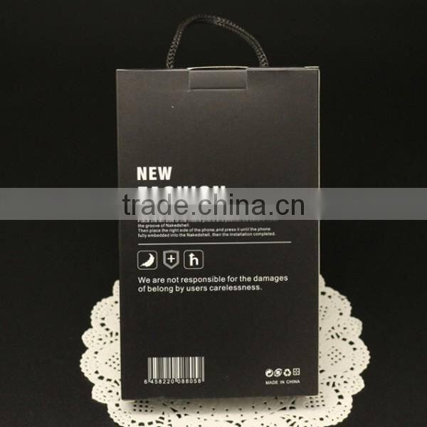 High-end black packaging mobile case, cartons packaging for iphone mobile phone case