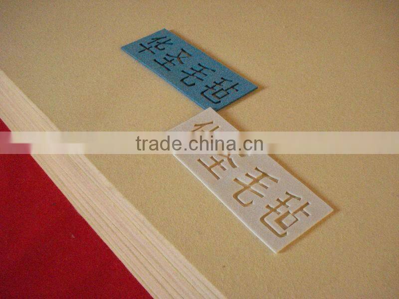 Industrial nonwoven felt